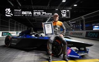 Jake Hughes set a new world indoor speed record