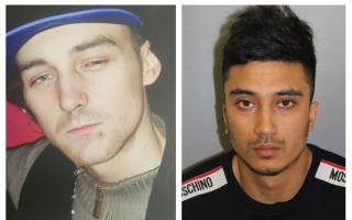 Jay Kristiansen (left) was killed after Syed Minhaz Ahmed's (right) car collided with him on Romford Road