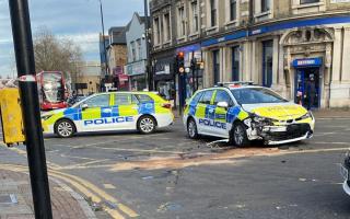 The incident caused a partial blockage of the road