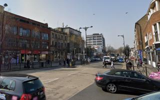 Two men were stabbed in Romford Road, Forest Gate, yesterday evening (March 13)